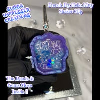 Image 1 of Blue & Purp French Fry Hello Kitty Clip