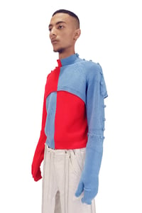 Image 3 of JOLLY  SWEATER red-blue