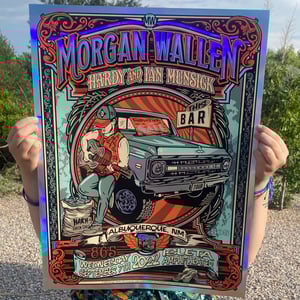 Image of Morgan Wallen Screen Print Poster