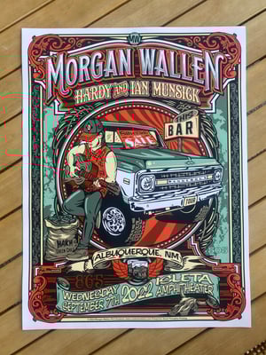 Image of Morgan Wallen Screen Print Poster