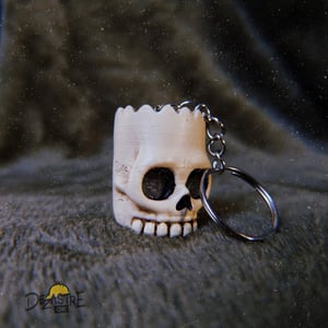 Bart skull keychain 