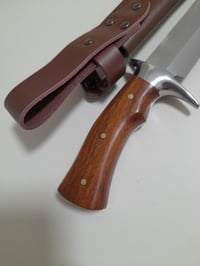 Image 4 of  Fixed Blade Large Bowie Knife Camping Hunting Survival Knife