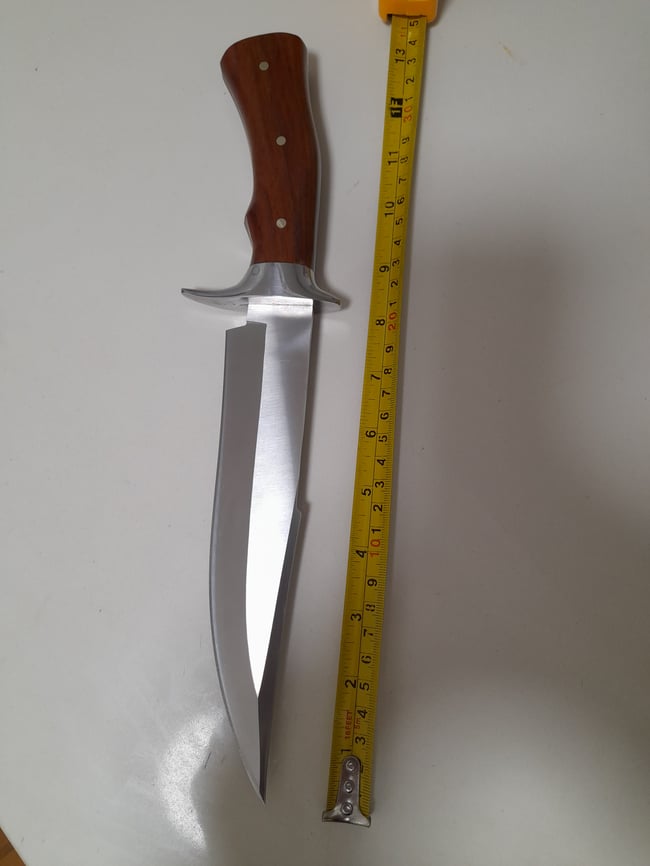 Fixed Blade Large Bowie Knife Camping Hunting Survival Knife