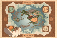 Image 1 of Avatar: The Last Airbender map (no labels)