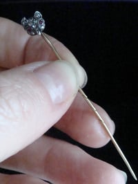 Image 2 of VICTORIAN EDWARDIAN 18CT RUBY DIAMOND FOX HEAD PIN