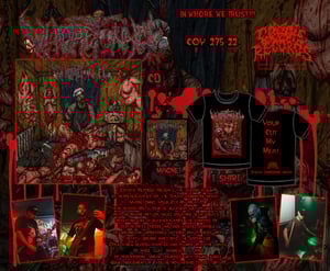 Image of WHORE TONNEL Your clit ..my meat.. CD/T-shirt/Magnet - NEW