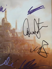Image 3 of The Rings of Power Cast Signed 14x11 Photo