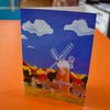 Cley Windmill Greetings Card