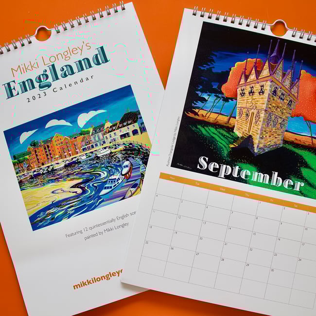 Mikki Longley's England - Calendar 2023 NOW HALF PRICE TO CLEAR