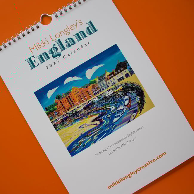 Mikki Longley's England - Calendar 2023 NOW HALF PRICE TO CLEAR