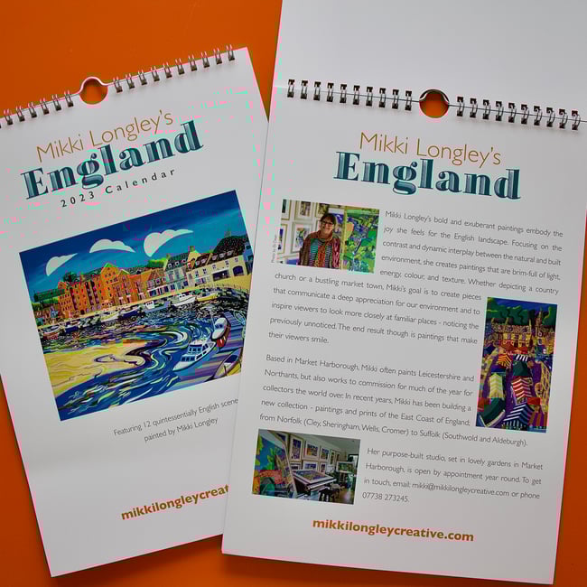 Mikki Longley's England - Calendar 2023 NOW HALF PRICE TO CLEAR