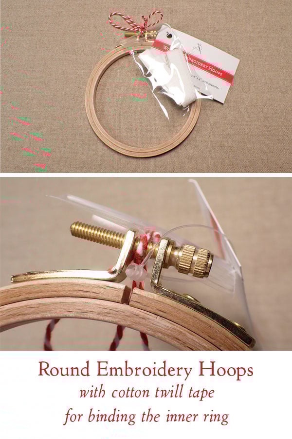 Image of Round Hoops for Embroidery
