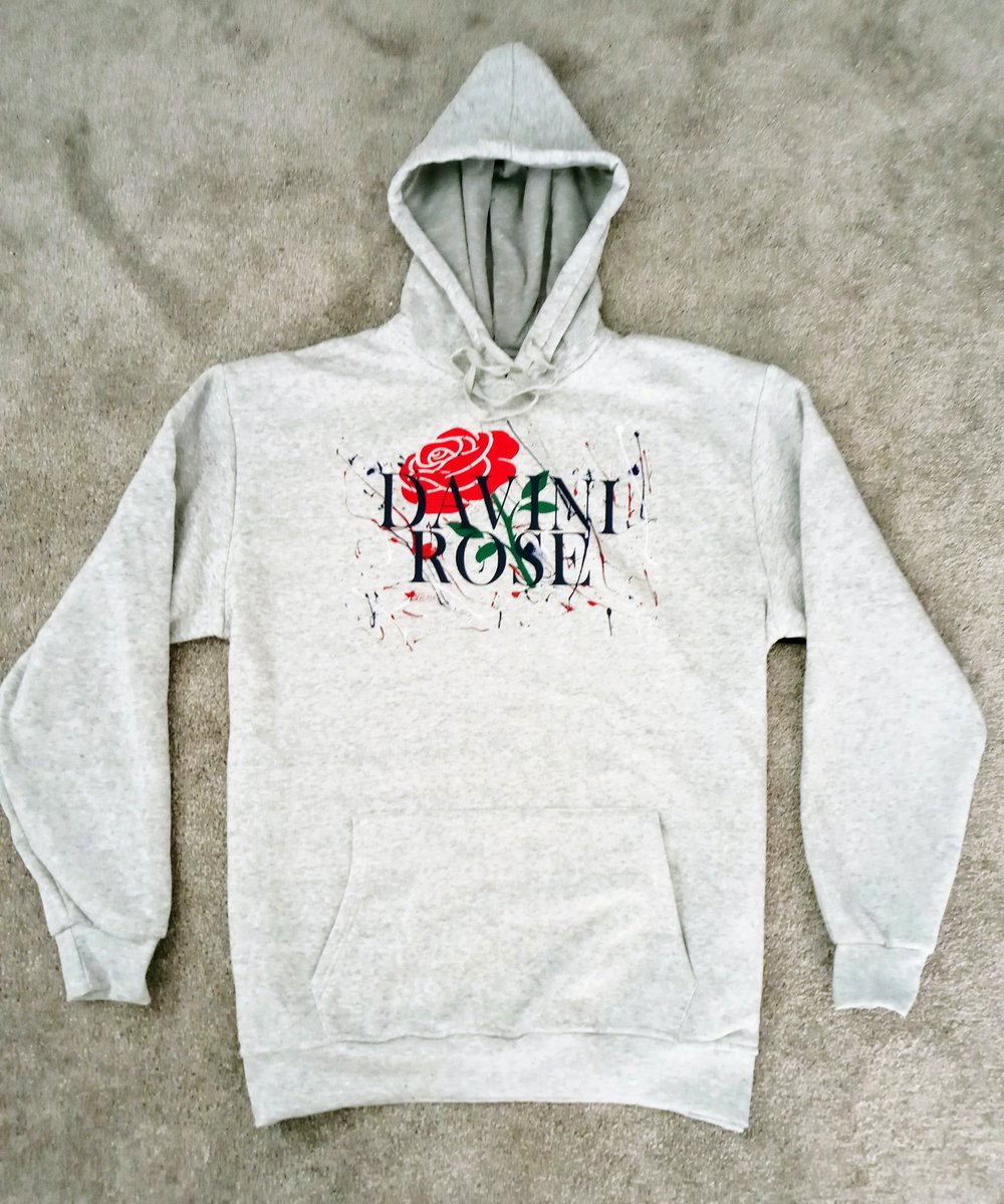 Image of DAVINI ROSE-Paint Splatter Hoodie