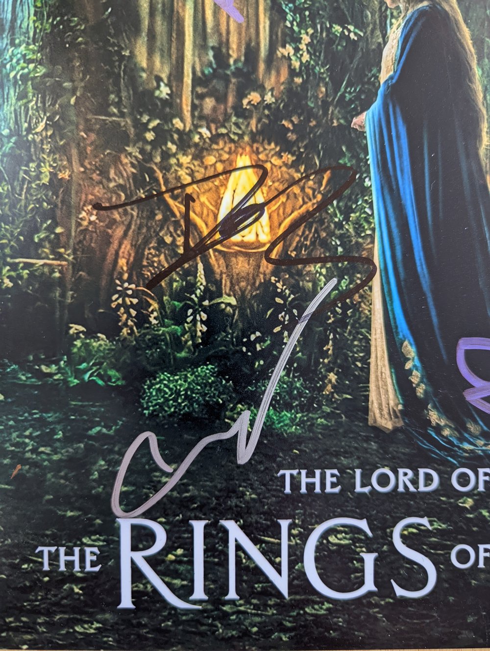 The Lord Of The Rings The Rings Of Power Cast signed