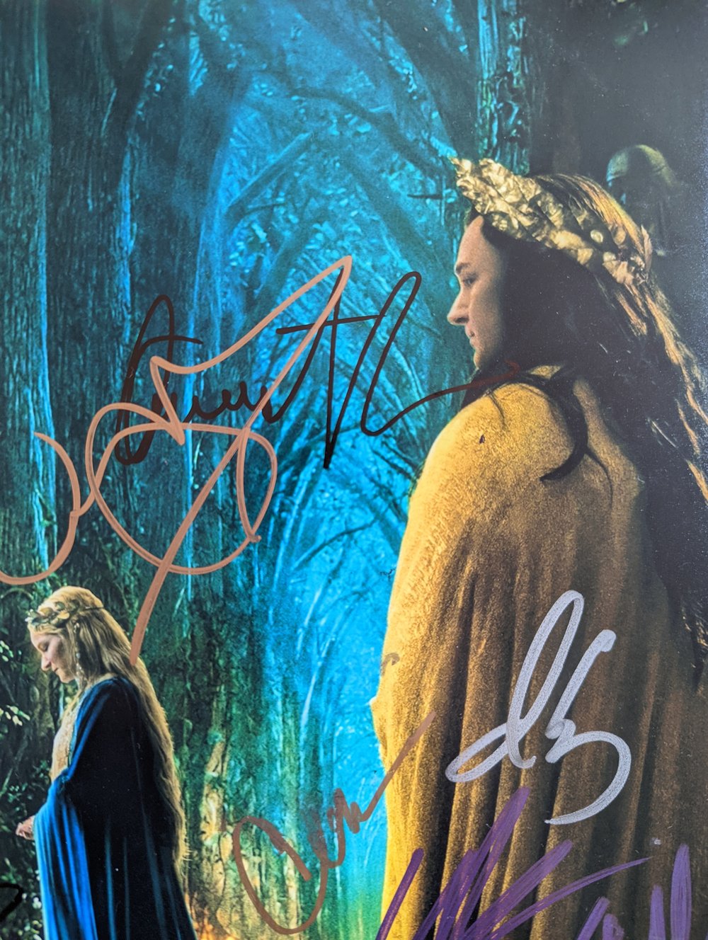 The Lord Of The Rings The Rings Of Power Cast signed