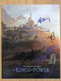 Image 1 of The Rings Of Power Multi Cast Signed 14x11 Photo