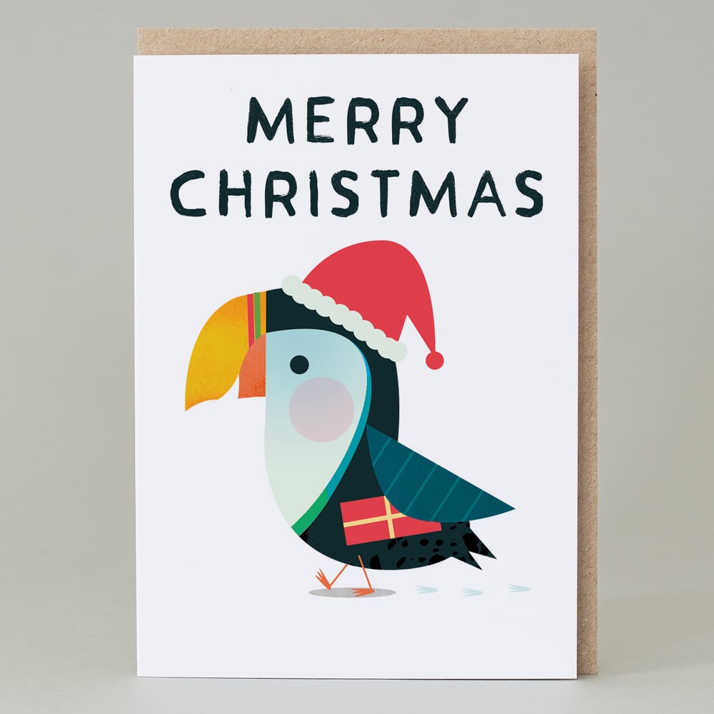 Image of Merry Christmas Puffin (Card)