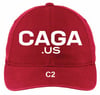 Red Flexfit Baseball Cap CAGA C2