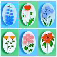 Image 1 of Months and Meanings Flower Brooches (July to December)