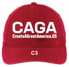 Red  Flexfit Baseball Cap CAGA C3