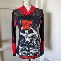 Image 1 of The Partisans punk rock hooded bondage top