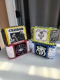 Image 1 of Punk rock studded box pouch | Blitz | Blanks 77 | Crass | Crudos
