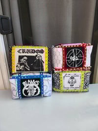 Image 2 of Punk rock studded box pouch | Blitz | Blanks 77 | Crass | Crudos