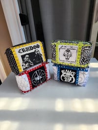 Image 3 of Punk rock studded box pouch | Blitz | Blanks 77 | Crass | Crudos