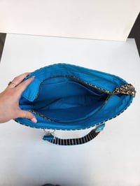 Image 3 of Germs punk rock glitter vinyl shoulder bag