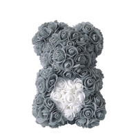 Rose Bear (Gray)