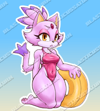 Image 1 of Swimsuit Blaze - Vinyl Sticker