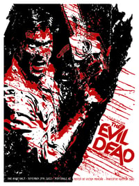 Image 2 of THE EVIL DEAD - 18 X 24 - Limited Edition Screenprint Movie Poster