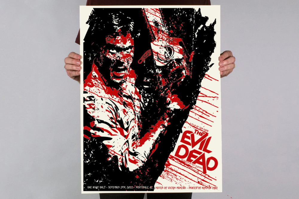 THE EVIL DEAD - 18 X 24 - Limited Edition Screenprint Movie Poster