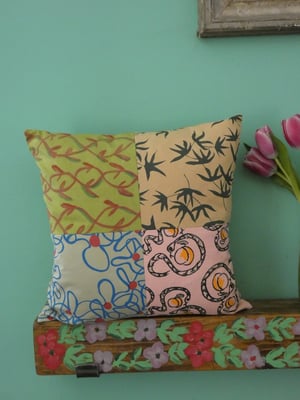 Image of Patchwork cushion 2