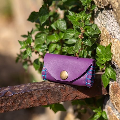 Image of Portalentillas morado