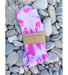 Image of Batik Socken pink weiss