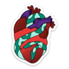 Snake Heart Sticker (Free Shipping)