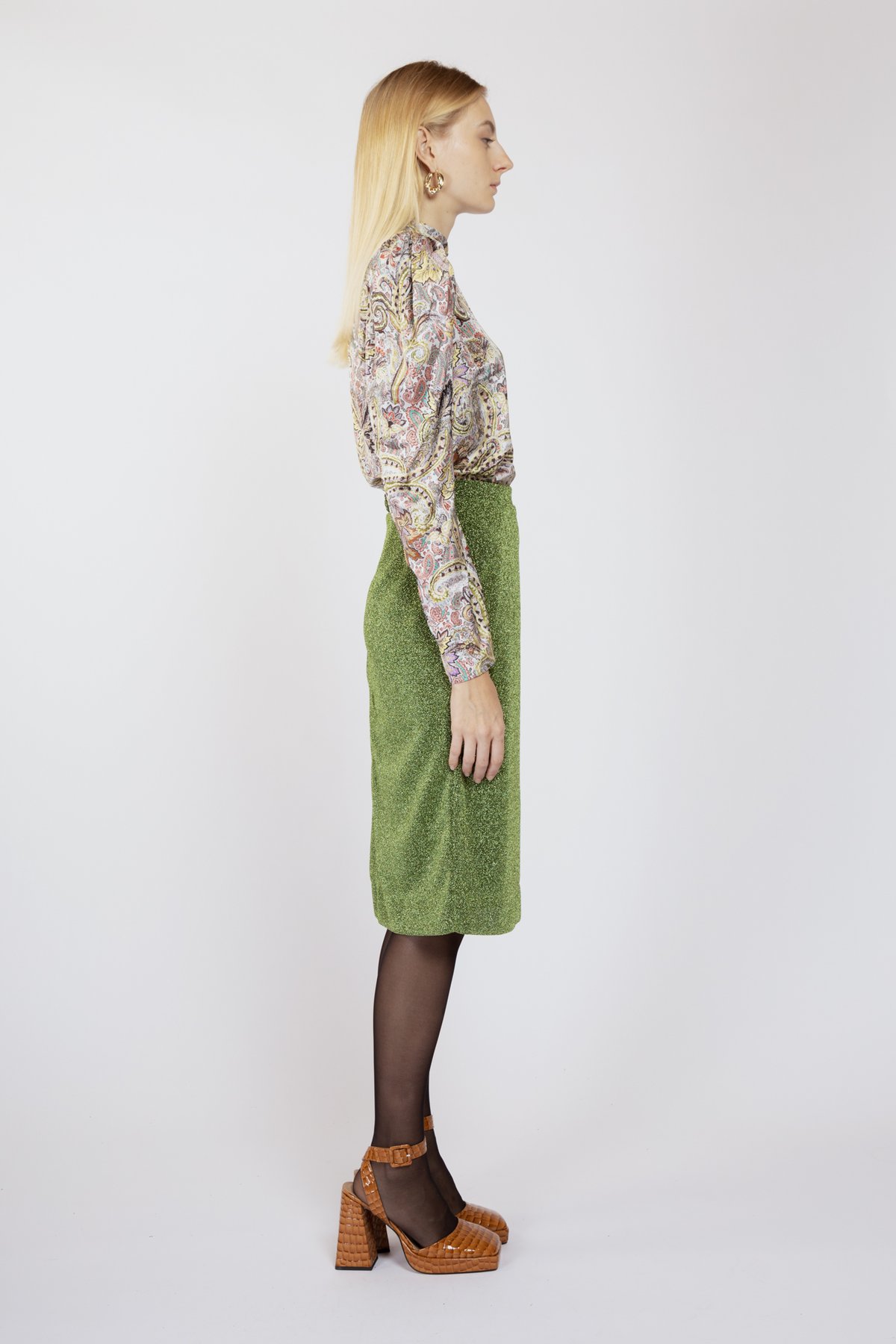 Image of GONNA GIBILTERRA LUREX VERDE € 118 - 50%