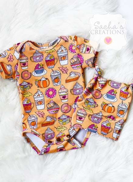 Image of Pumpkin Spice Layette Set 