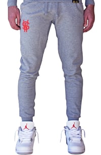 Image 1 of Stay Winning SW Grey/Red Joggers