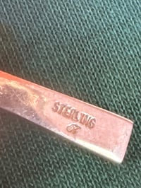 Image 6 of Inlay tube design post earrings 