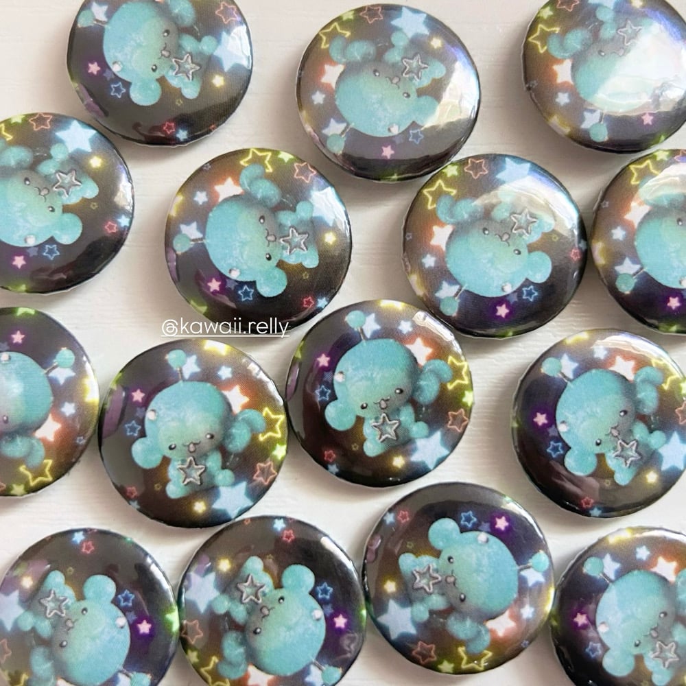 Image of Glorpy Momo - button pin