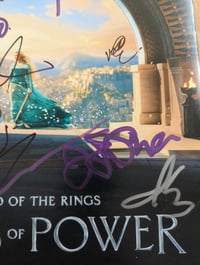 Image 3 of The Rings of Power Multi Cast 12 Signed 14x11 Photo