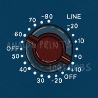 #100knobs  002/100 1073 Preamp Gain POSTER