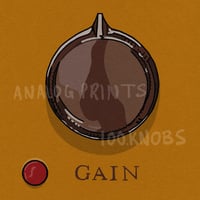 #100knobs  007/100 Gain Control POSTER