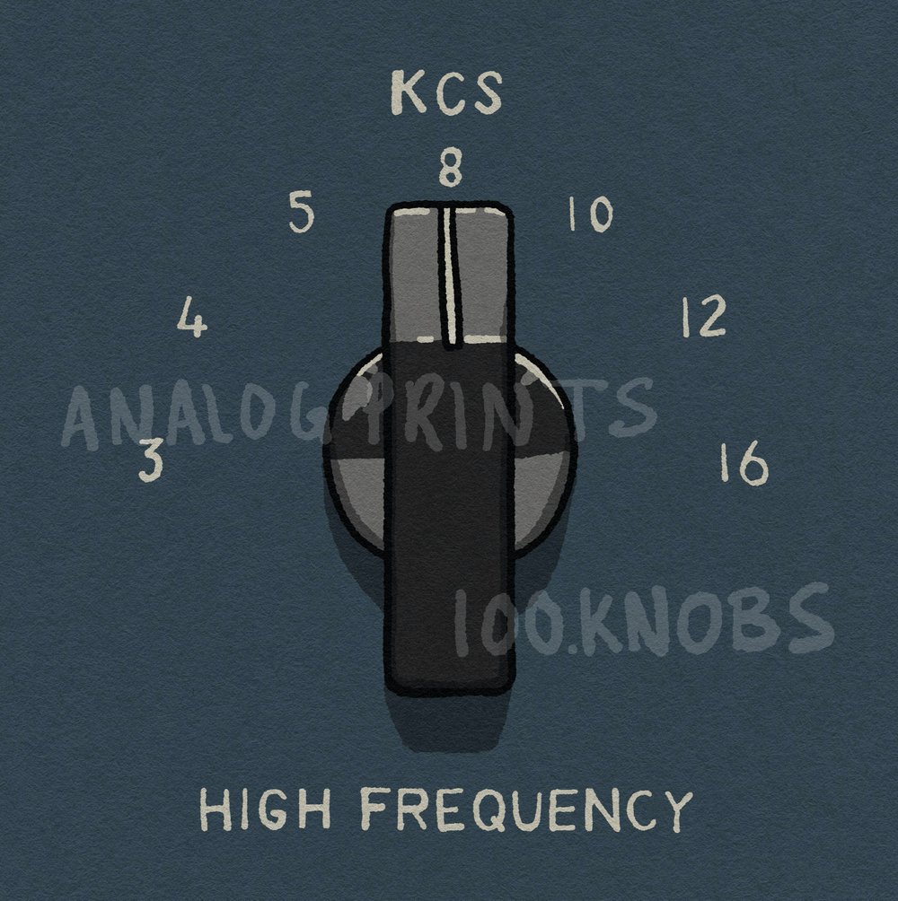 #100knobs  010/100 EQP-1A High Frequency Control POSTER