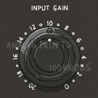 #100knobs  014/100 FC 660/670 Input Gain Control POSTER