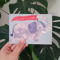 Good Luck Elephant Card