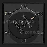 #100knobs  021/100  B3 Vibrato and Chorus Selector POSTER