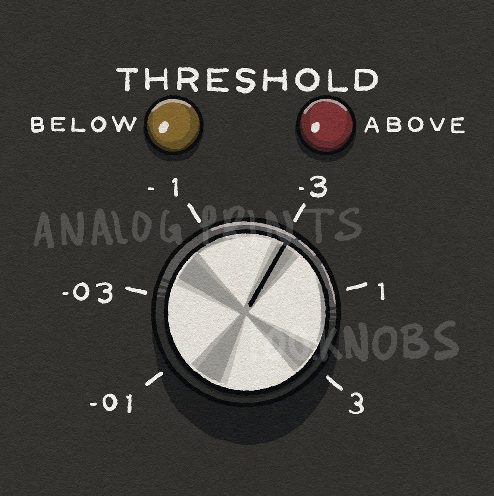 #100knobs  024/100 160 Threshold Control POSTER